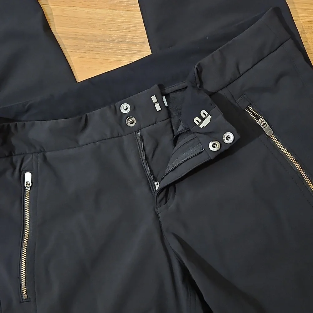 Athleta Black Pants with Zipper Details Size 12 - Picture 3 of 8